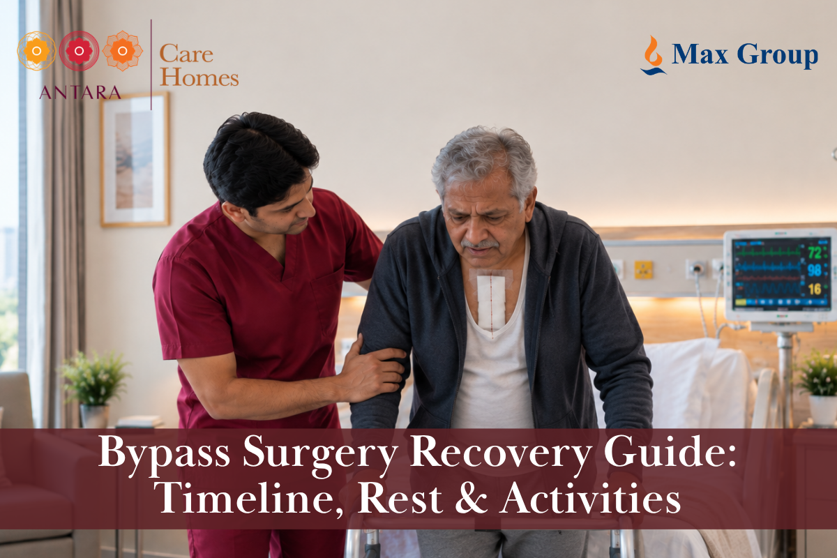 Patient doing supervised rehabilitation after bypass surgery 