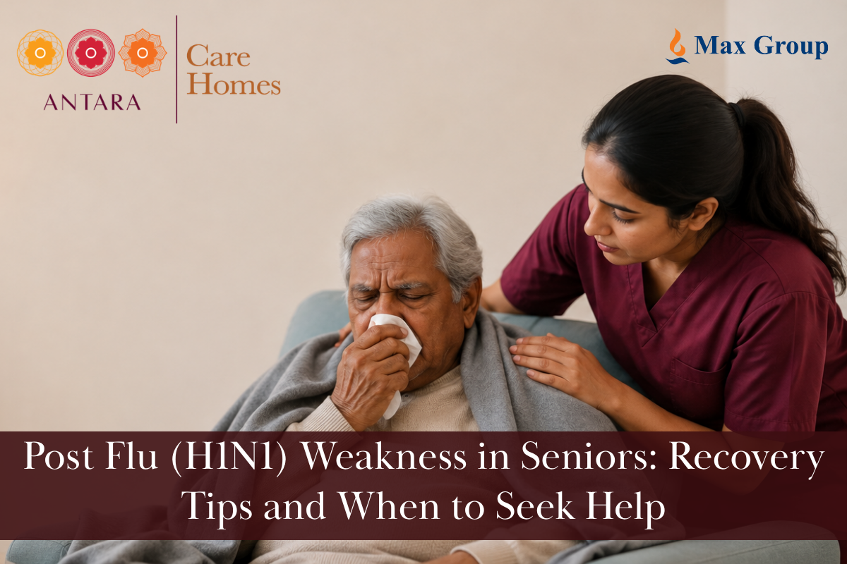 Senior recovering from H1N1/ swine flu