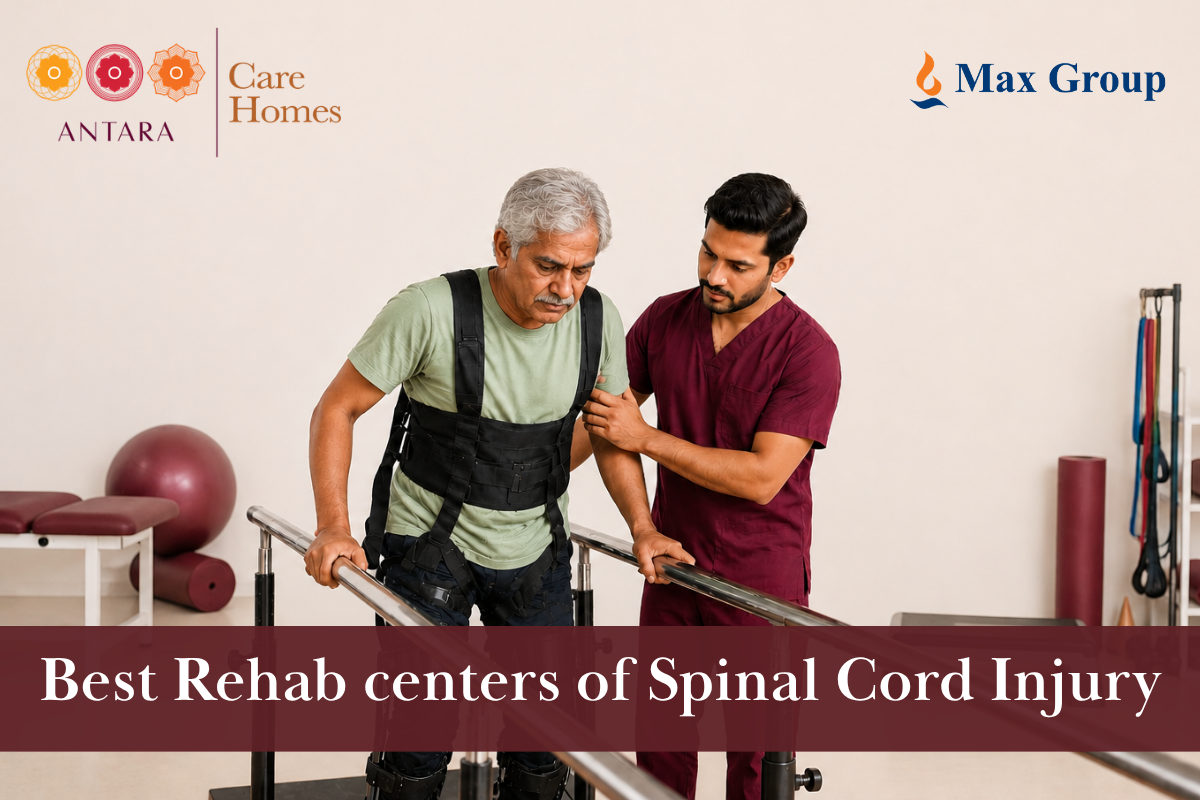 Spinal cord injury patient undergoing rehabilitation therapy