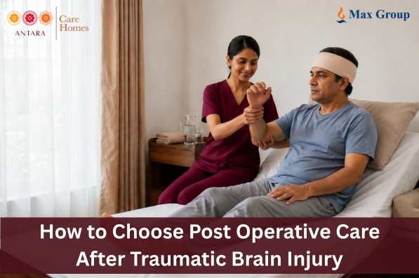 TBI patient with physiotherapist