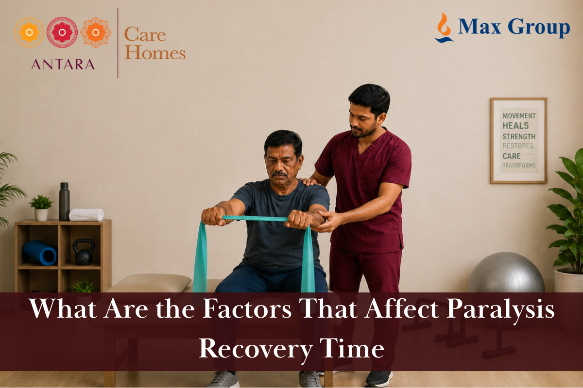 patient getting physiotherapy session for paralysis recovery
